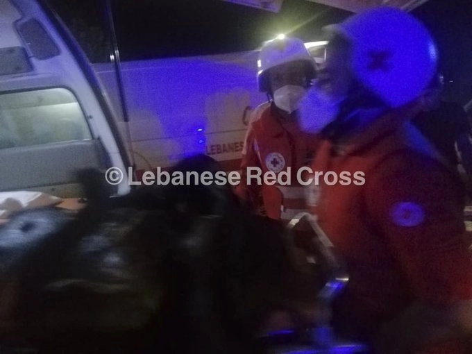 La Cruz Roja de Líbano informó del siniestro por Twitter. Foto @RedCrossLebanon