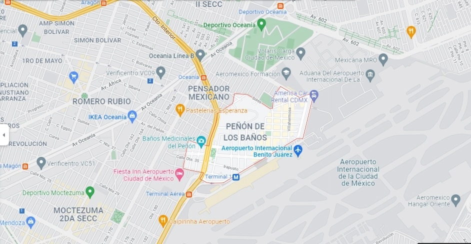 Imagen tomada de Google Maps 