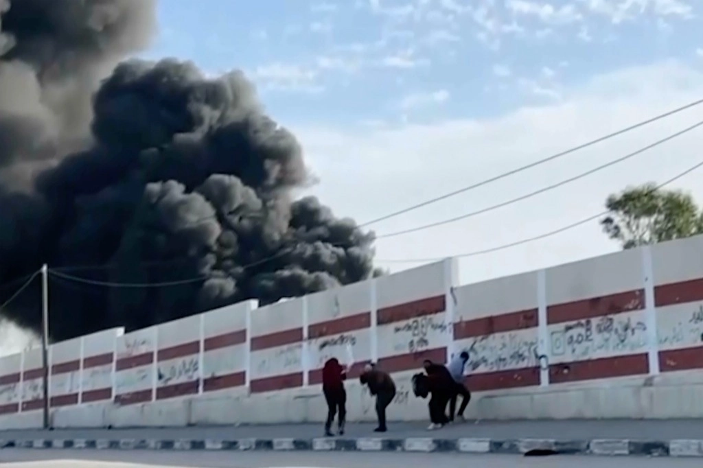 Al sur de Jan Yunis, en la franja de Gaza, el 29 de enero de 2024. Foto ITV News vía Ap