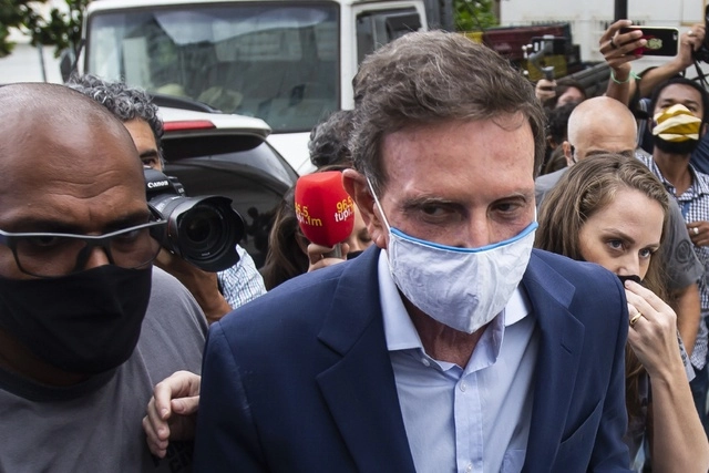 El alcalde de Rio de Janeiro, Marcelo Crivella, un ex pastor evangélico, fue detenido este martes. Foto Ap 