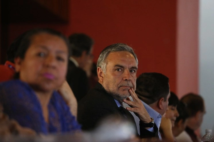 Alfonso Ramírez Cuéllar, presidente nacional de Morena. Foto Yazmín Ortega Cortés / Archivo