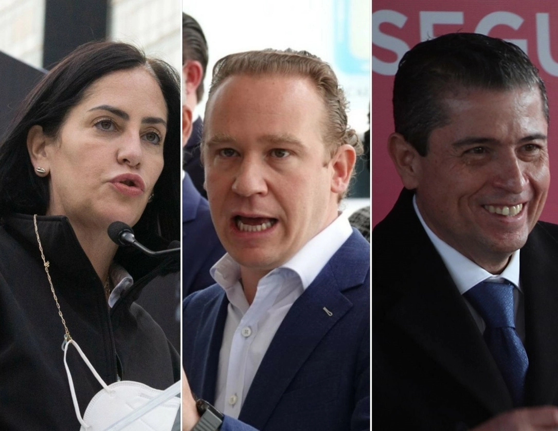 Lía Limón, Santiago Taboada y Giovani Gutiérrez, integrantes de la UNA, en la polémica por sus declaraciones patrimoniales. Foto Pablo Ramos, Cuartoscuro y José Antonio López