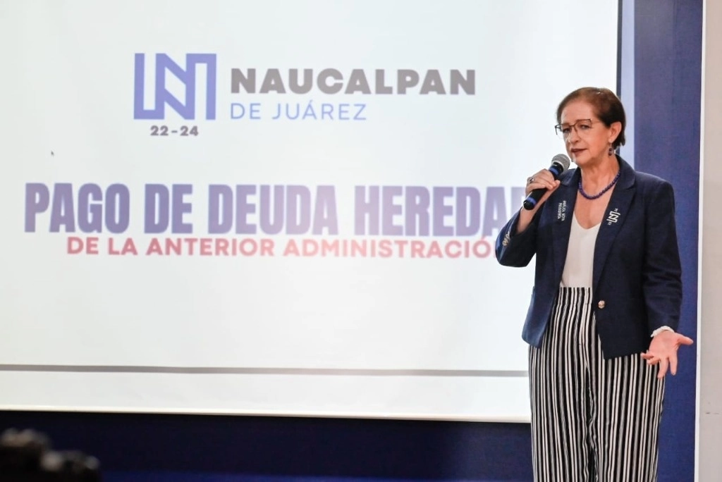 Moya Marín informó que enero del 2022 cuando inició su gestión, recibió una deuda superior a los 3 mil 500 millones de pesos. Foto La Jornada