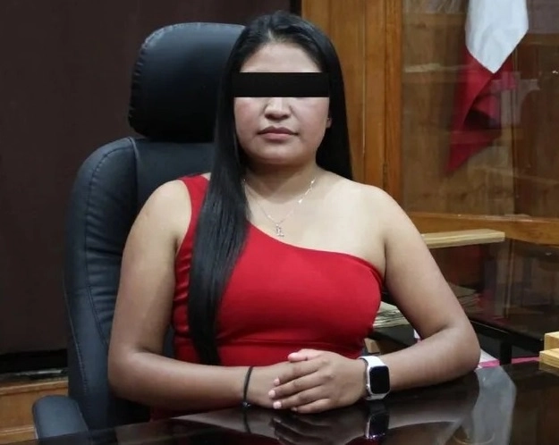 María Elena 'N' presidenta municipal de Amanalco fue detenida y vinculada a proceso como presunta responsable de homicidio. Foto Difundida en redes sociales