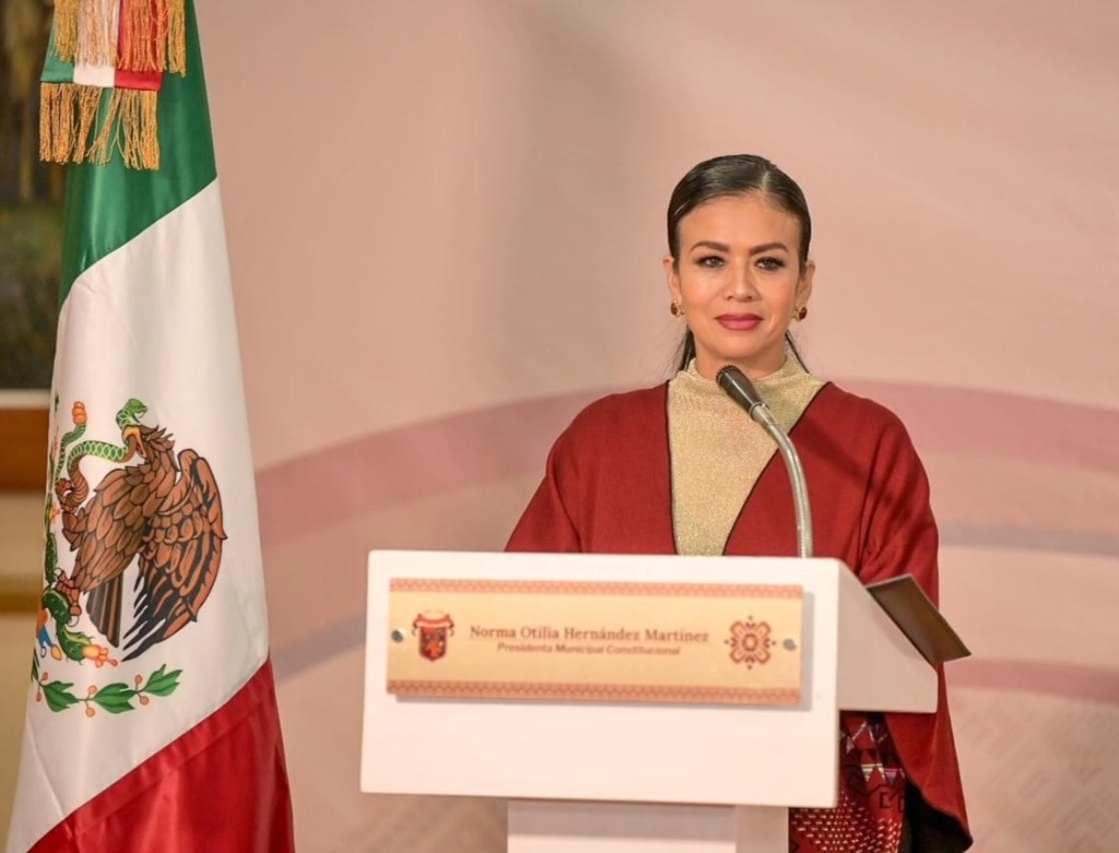 La alcaldesa morenista aseguró que había solicitó licencia en el cargo a partir del próximo 2 de enero y hasta el 10 de febrero de 2024. Foto tomada del Facebook Norma Otilia Hernández Martínez 