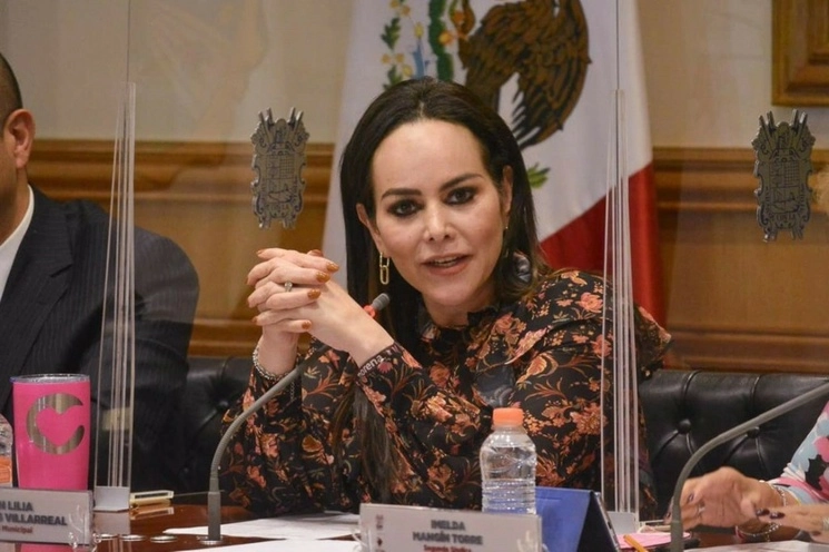 Carmen Lilia Canturosas, alcadesa de Nuevo Laredo. Foto 'La Jornada'
