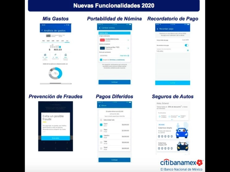 A raíz de la pandemia que ha generado Covid-19, los bancos han optado por ampliar y promover su oferta digital entre los usuarios del sistema. Foto Citibanamex
