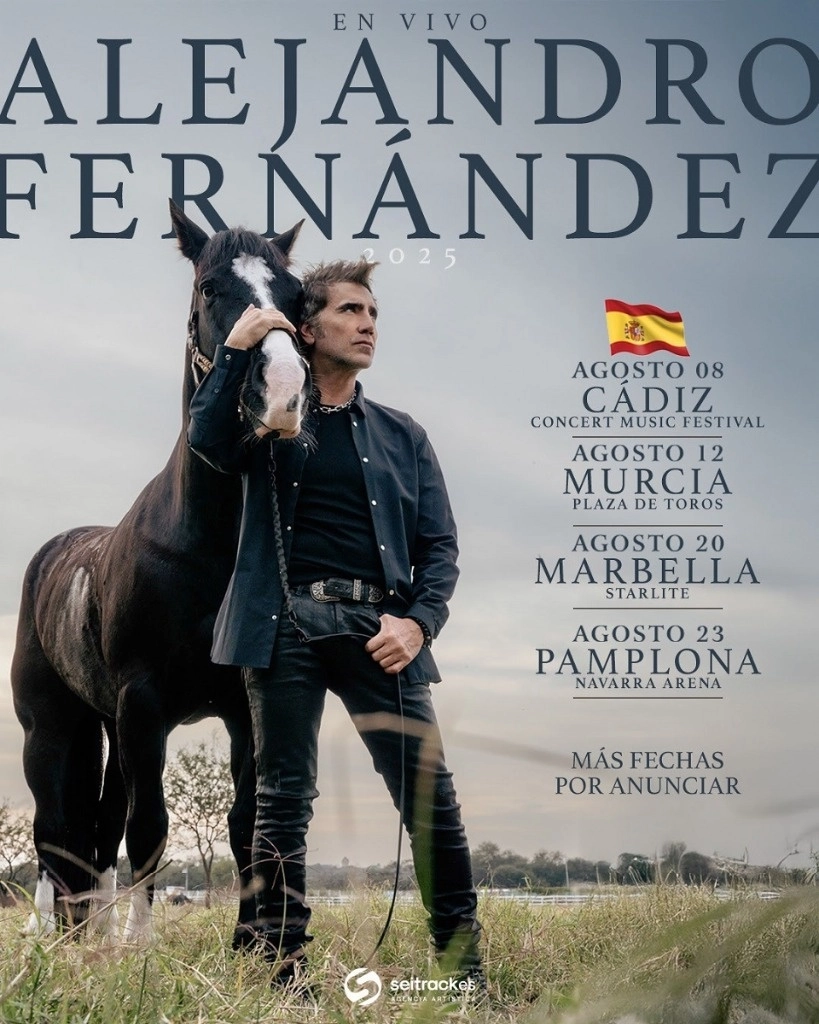 Alejandro Fernández tiene una gira pactada en España para el mes de agosto de 2025. Foto Europa Press