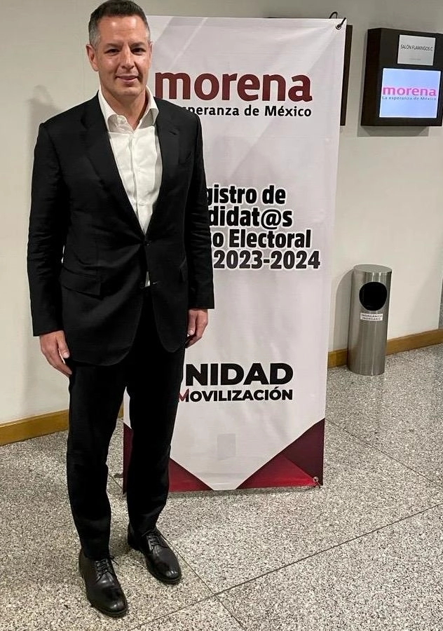Comentó que la alianza progresista, de la cual forma parte, “va a ser un puente que va a seguir trabajando para incorporar a más mexicanas y mexicanos que busquen un espacio”. Foto Jessica Xantomila