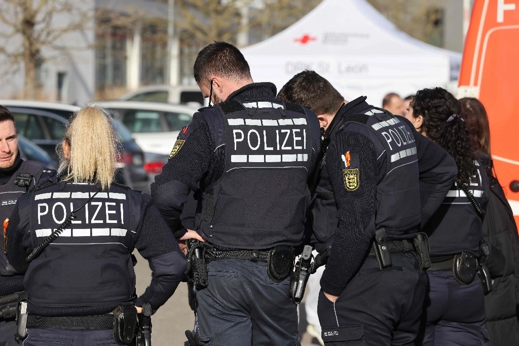 Policías de Alemania en imagen de archivo. Foto Afp