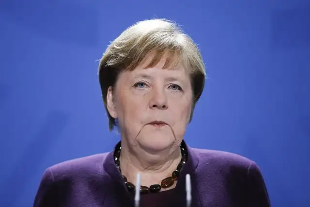 Angela Merkel, canciller de Alemania anunció la prolongación de las restricciones de contacto social a causa de la crisis sanitaria. Foto Afp