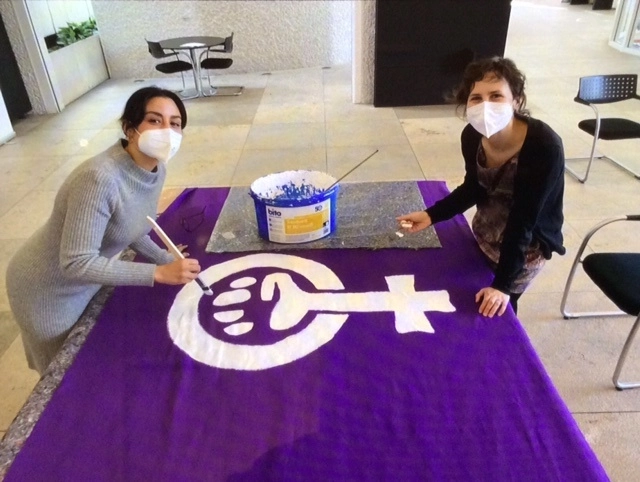 El taller Punto de Cruz, en Alemania, organiza actividades para las mujeres mexicanas en el marco del 8 de marzo. Foto @Kultur_Mexiko