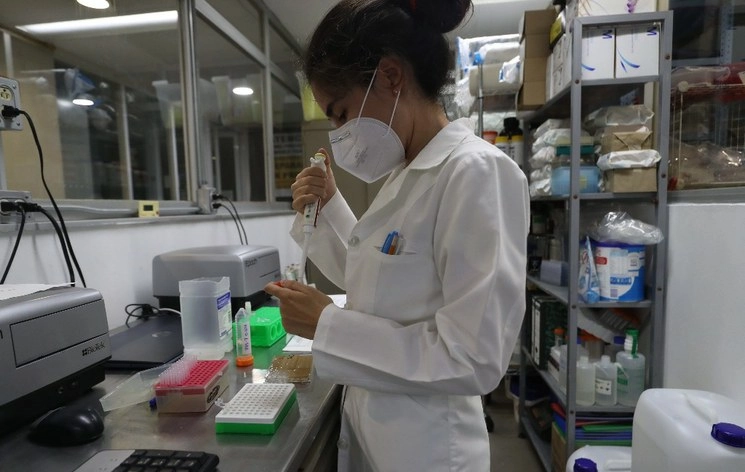 La rectora de la UAQ considera que el apoyo a las investigaciones sobre el Covid-19 es un aliento para la ciencia en México. Foto Yazmín Ortega Cortés / Archivo