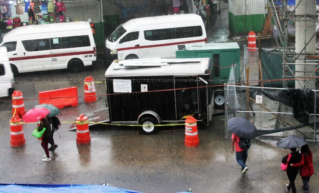 El gobierno capitalino activó la Alerta Amarilla por pronóstico de lluvias fuertes en Azcapotzalco, Benito Juárez, Coyoacán, Cuauhtémoc, Gustavo A. Madero, Iztacalco, Iztapalapa, Miguel Hidalgo, Milpa Alta, Tláhuac, Tlalpan, Xochimilco y Venustiano Carranza. La imagen, del 9 de julio de 2024. Foto Roberto García Rivas