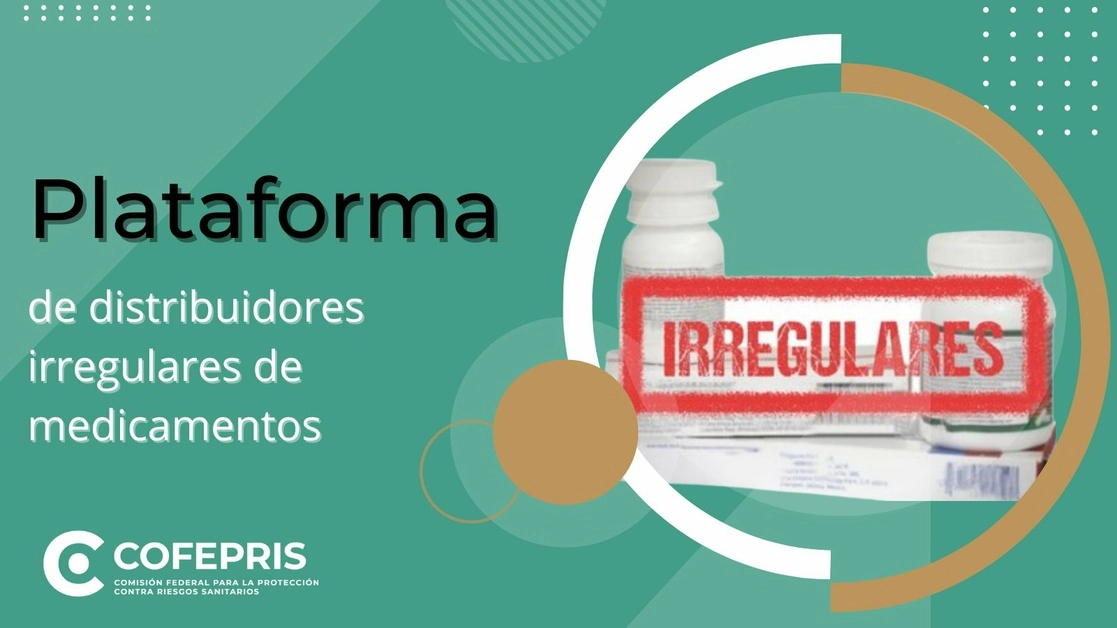 Cofepris difundió una lista de las empresas identificadas como posiblemente irregulares, el 29 de julio de 2022. Imagen tomada del Twitter de @COFEPRIS
