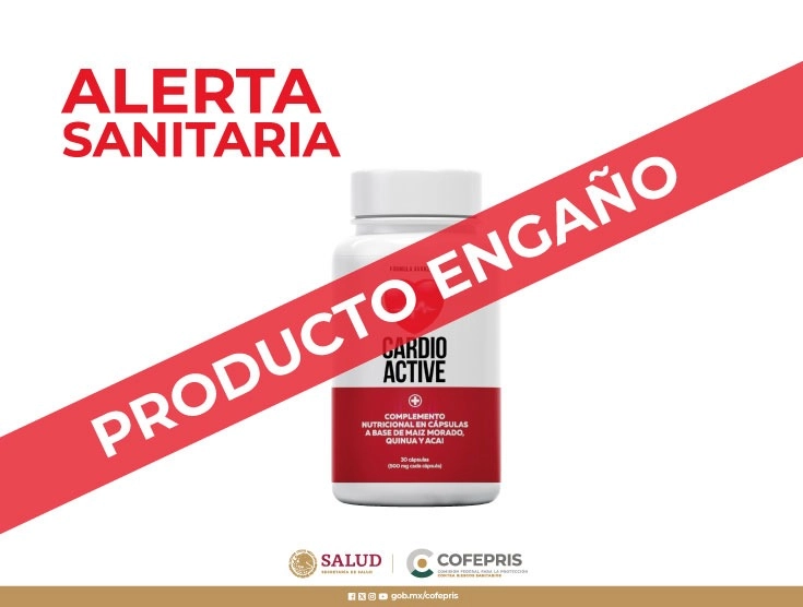 Este producto no tiene autorización de Cofepris y no puede ser comercializado ni distribuido por ninguna vía. Imagen Cofepris