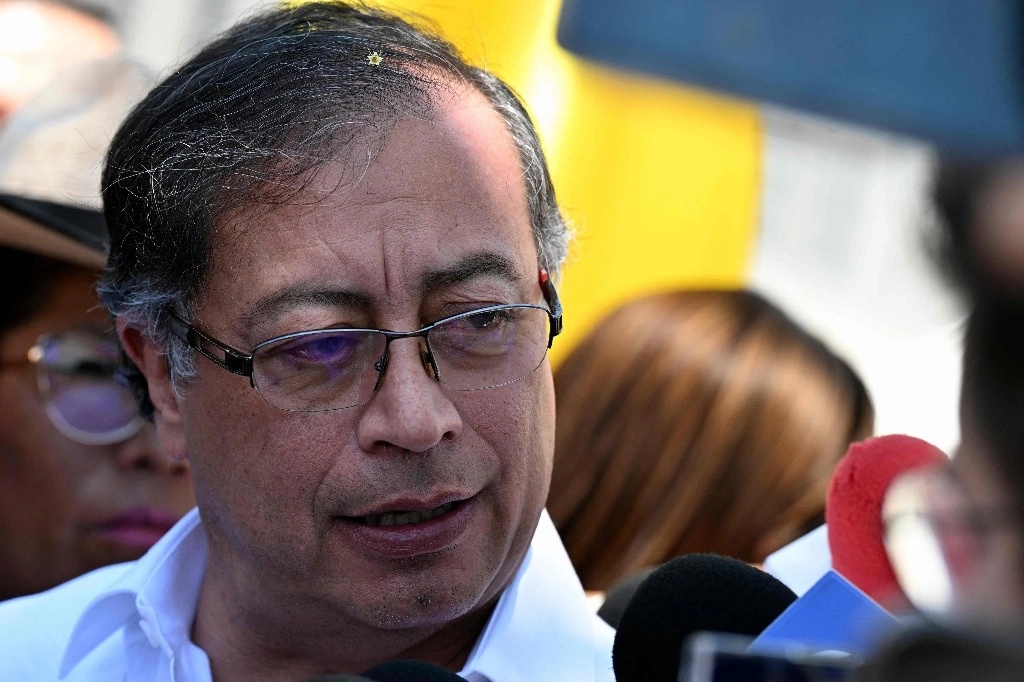 El presidente de Colombia, Gustavo Petro, en la XXVIII Cumbre Iberoamericana en República Dominicana, el 25 de marzo de 2023. Foto Afp