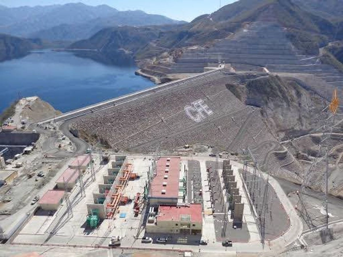 Imagen de archivo de la presa La Yesca, en Nayarit. Foto