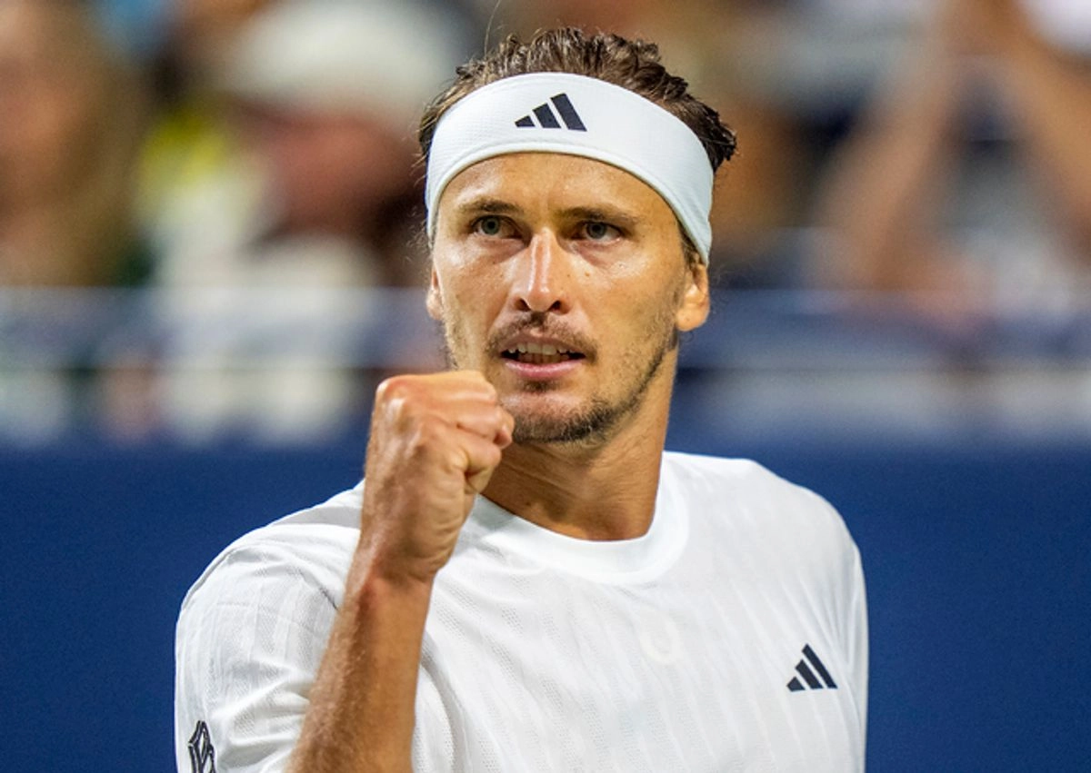 El tenista Alexander Zverev tras vencer  al australiano Alexei Popyrin. Foto 