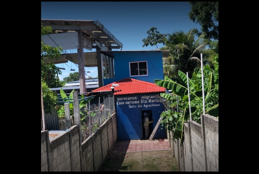 Por tercera ocasión en lo que va de 2021, la Casa Betania Santa Martha en Chiapas, dedicada a la asistencia a personas migrantes, fue allanada el pasado 12 de octubre. Imagen tomada de Google Maps 