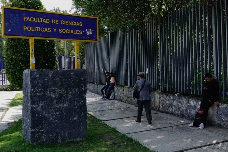 Instalaciones de la Facultad de Ciencias Políticas y Sociales en imagen de archivo. Foto Cuartoscuro 