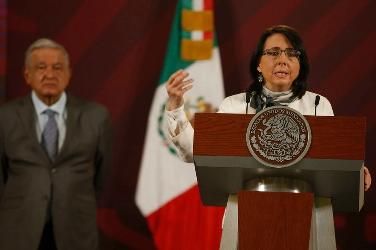 La titular del Conacyt, María Elena Álvarez-Buylla, destacó ayer el incremento en la cantidad de becas en el gobierno de Andrés Manuel López Obrador. Foto José Antonio López 