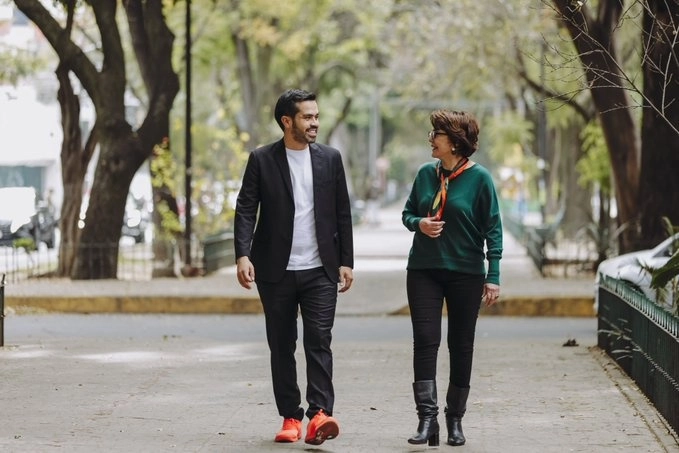 La senadora de Movimiento Ciudadano fue nombrada coordinadora de gobierno del candidato presidencial Jorge Álvarez Máynez, el 22 de enero de 2024. Foto tomada de X @AlvarezMaynez