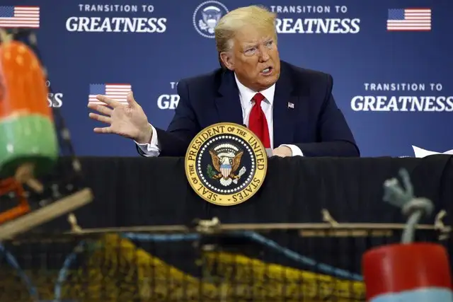 Donald Trump nombró al asesor comercial de la Casa Blanca, Peter Navarro, como el "rey de la langosta" a cargo de las conversaciones. Foto Ap