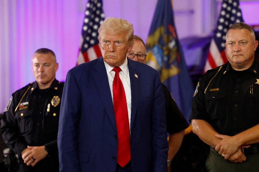 Donald Trump, candidato republicano a la presidencia de EU. Foto Afp