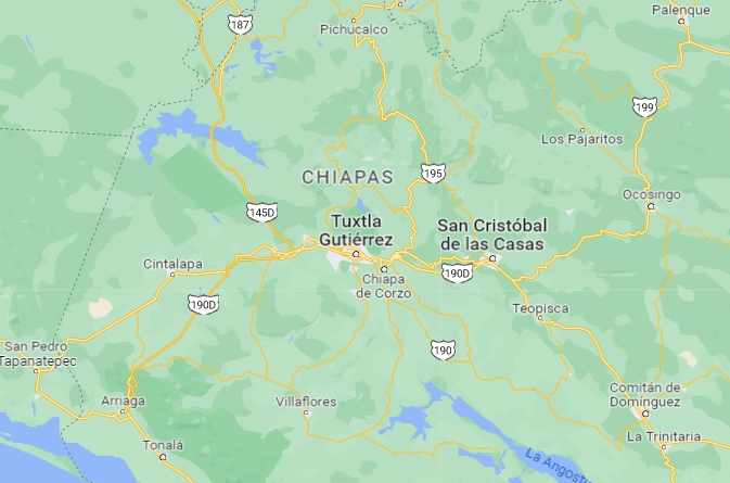 Maestros en Chiapas denunciaron que no fueron tomados en cuenta para la entrega de plazas administrativas. Foto Google Maps