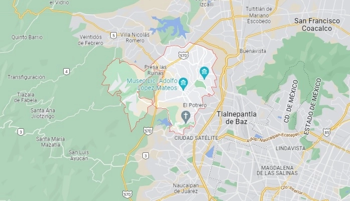 Madres de familia exigieron la intervención de la Fgjem ante la inseguridad y robos a viviendas que se viven en la demarcación. Foto Tomada de Google Maps/Archivo