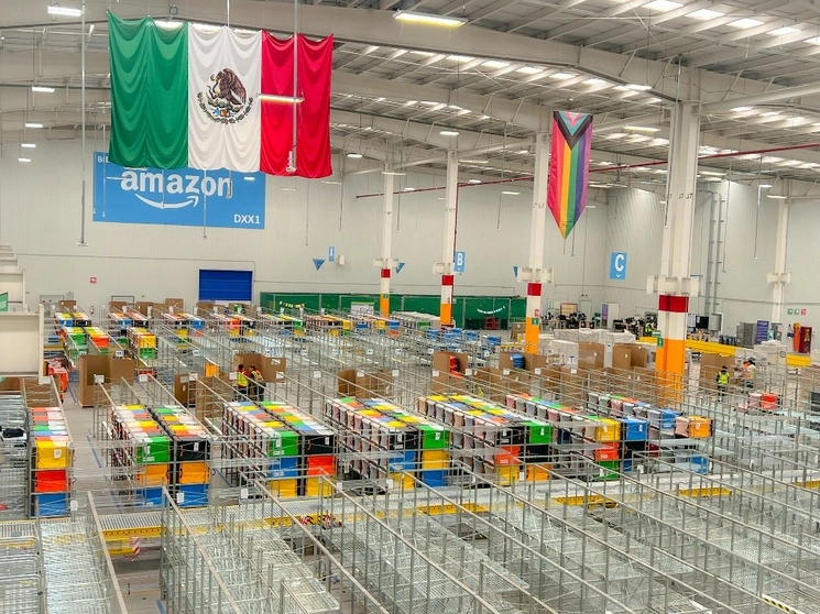 Estación de entrega de Amazon en la Ciudad de México. Foto Alejandro Alegría