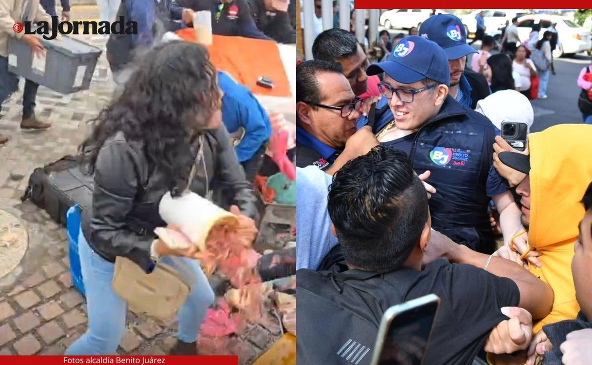 Vendedores ambulantes agredieron a los trabajadores de la alcaldía. Foto