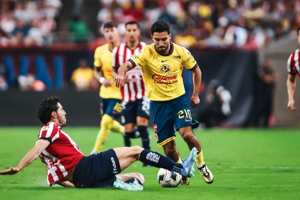 América derrotó a Chivas 2-0 en este clásico nacional disputado de forma amistosa en el NRG Stadium de Houston, Texas. Foto @ClubAmerica
