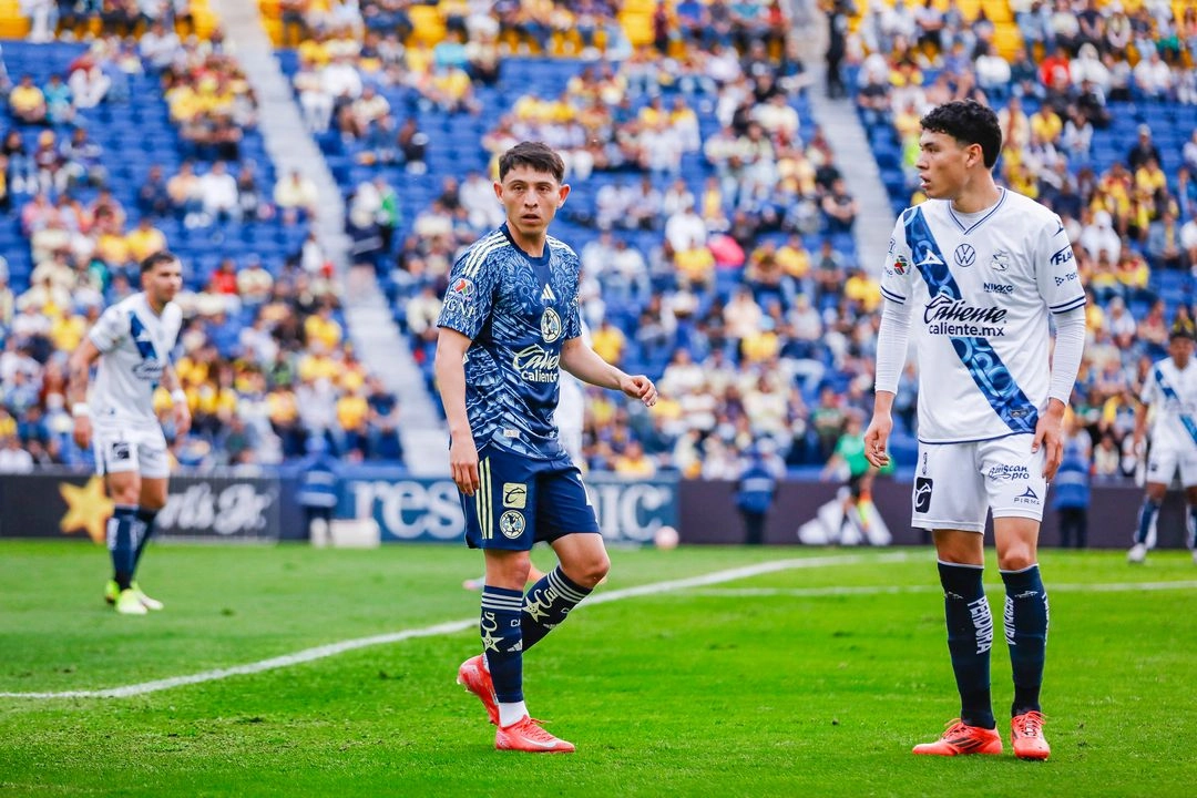 Alexis Gutiérrez, proveniente de Cruz Azul, debutó con las Águilas. Foto