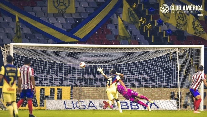 Giovani Dos Santos sentenció al minuto 27. Foto @ClubAmerica