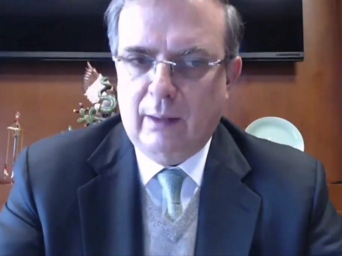 El canciller Marcelo Ebrard aseguró que los países de América Latina y el Caribe apuestan a una economía del conocimiento. Imagen tomada del Twitter de @SRE_mx