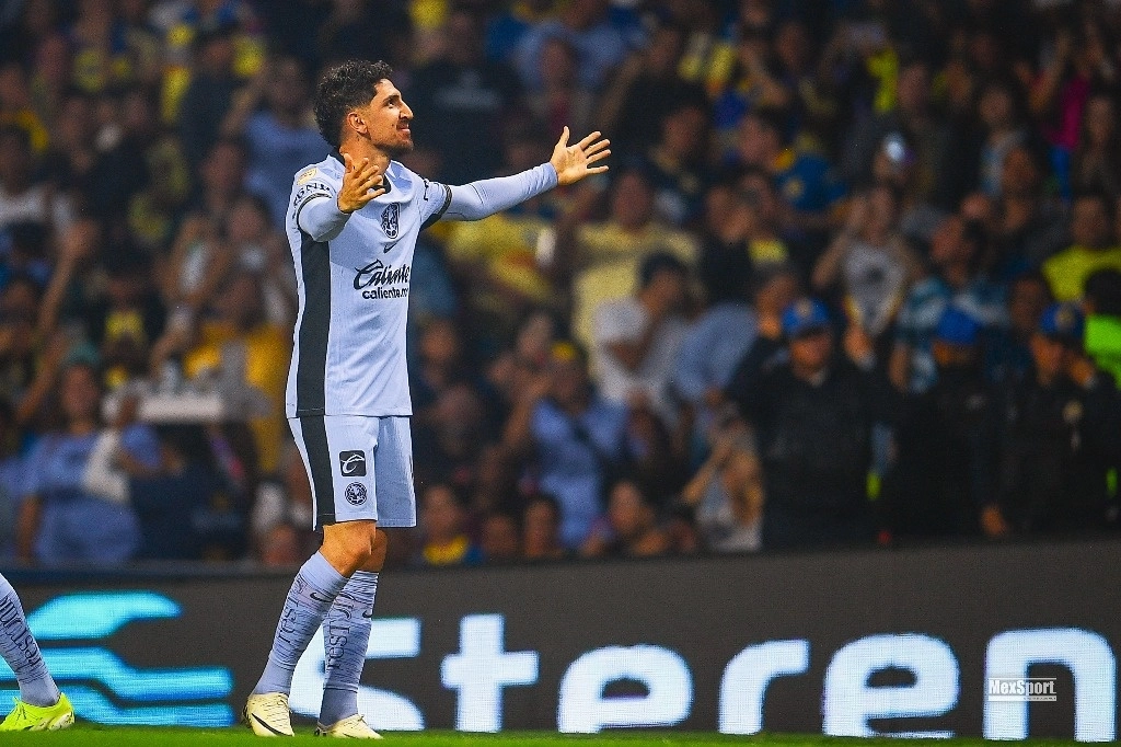 Valdés, con el desequilibrio que lo caracteriza en duelos individuales, abrió la cuenta para las Águilas. Foto @ClubAmerica