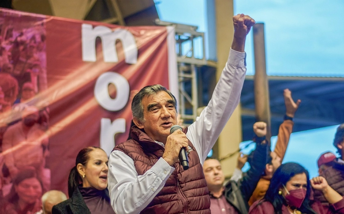 El candidato de la alianza Morena-PT-PVEM a la gubernatura de Tamaulipas, Américo Villarreal. Foto tomada del Twitter de @Dr_AVillarreal / Archivo