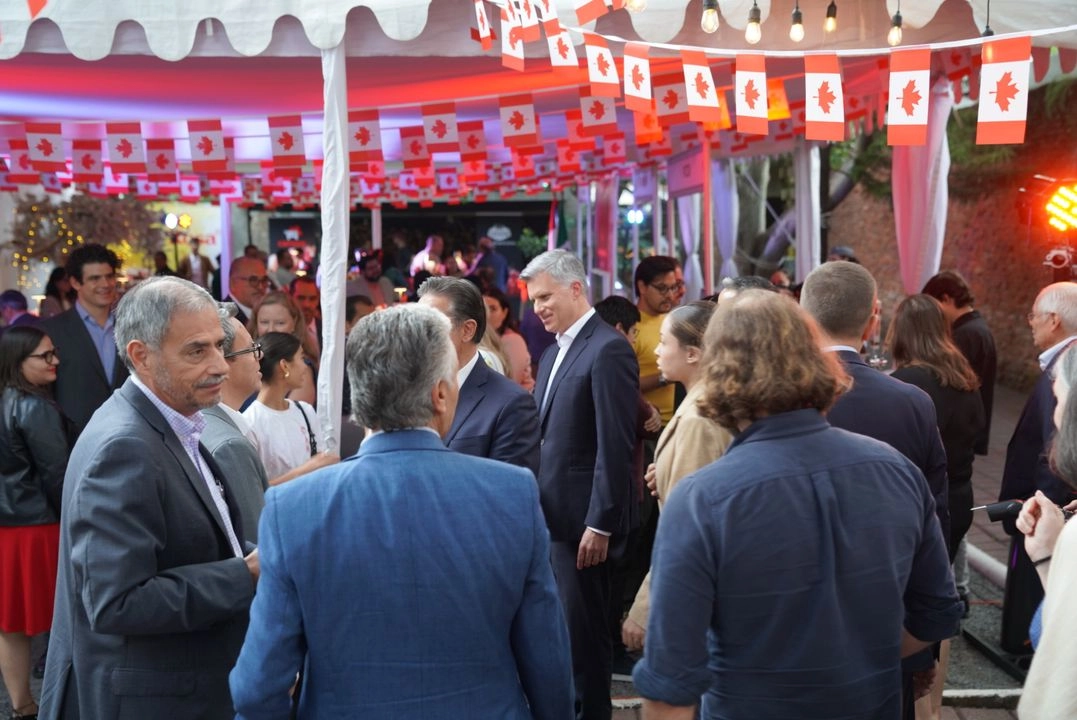 En el marco del Día Nacional de Canadá, el embajador Cameron MacKay mencionó que México es un país amigos e importante socio comercial. Foto 