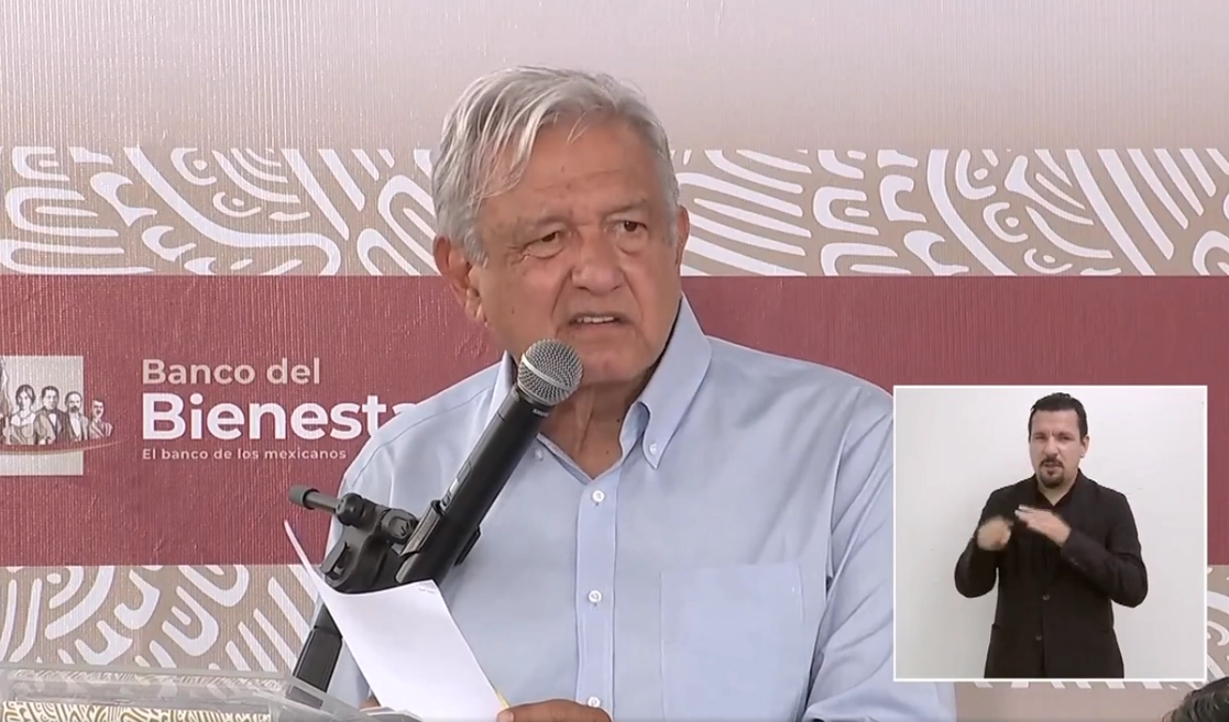 El presidente López Obrador anunció plan de energías renovables en Sonora. Foto @lopezobrador_