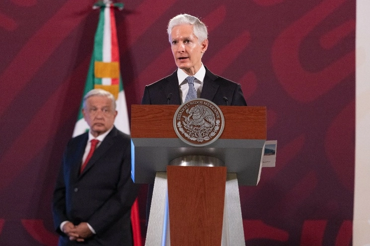 El presidente Andrés Manuel Lopez Obrador asistirá al sexto informes de labores del gobernador de Edomex Alfredo Del Mazo. Foto Pablo Ramos