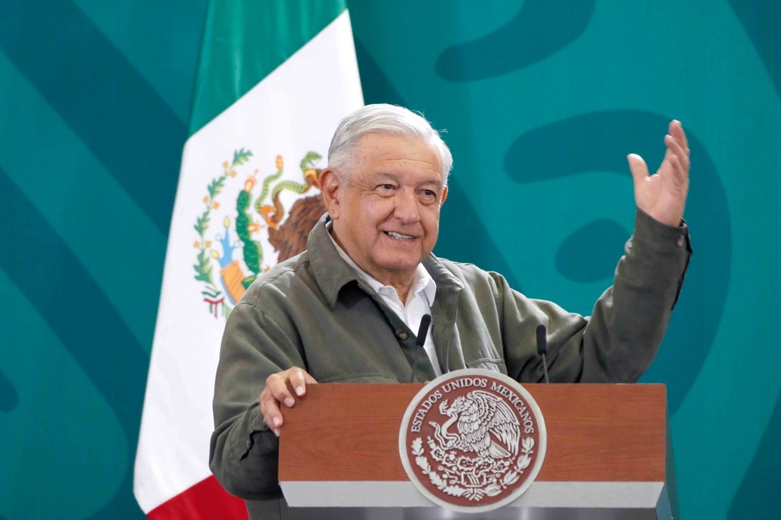 El presidente Andrés Manuel López Obrador, durante la conferencia matutina desde Cuernavaca, Morelos, el 1 de octubre de 2021. Foto cortesía Presidencia