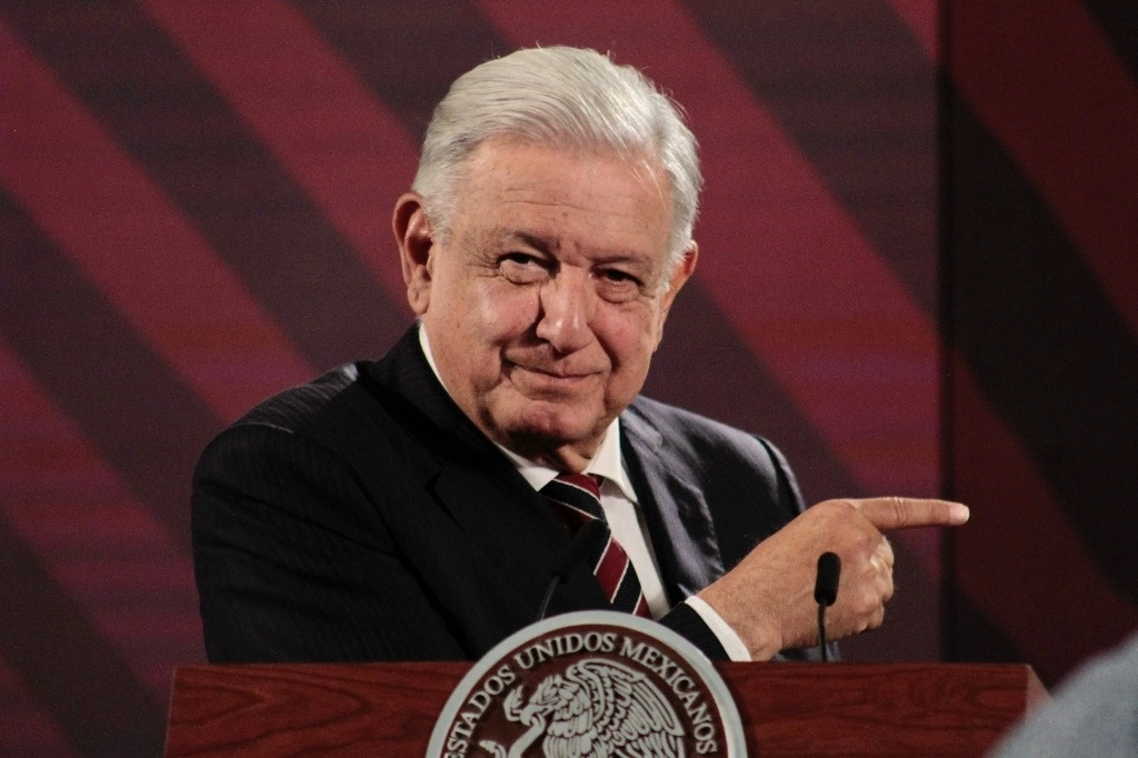 El presidente Andrés Manuel López Obrador en una conferencia matutina. Foto Germán Canseco/ archivo