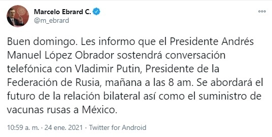 Imagen tomada de Twitter 
