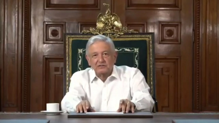 El Presidente Andrés Manuel López Obrador en el mensaje que difundió en sus redes sociales