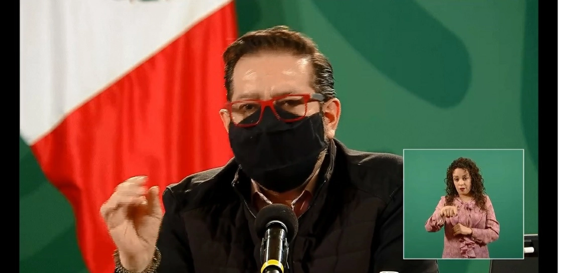 El director general de Promoción de la Salud, Ricardo Cortés Alcalá durante la conferencia de este sábado.