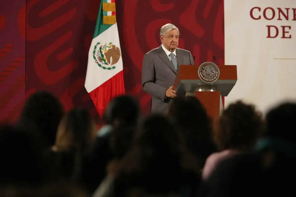 El presidente Andrés Manuel López Obrador durante su conferencia matutina en Palacio Nacional, en la Ciudad de México, el 29 de septiembre de 2022. Foto Yazmín Ortega Cortés