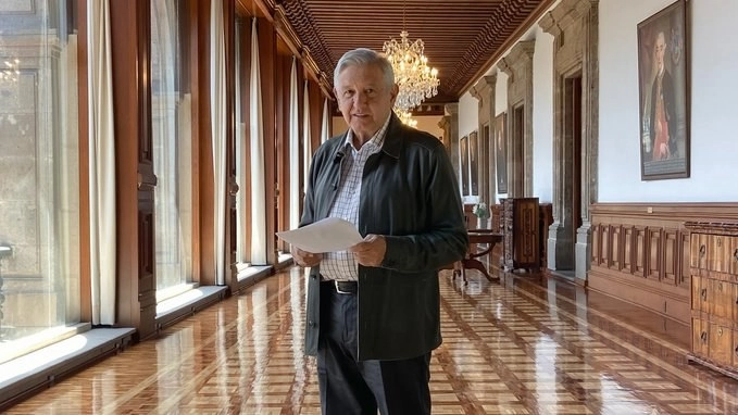 El Presidente, Andrés Manuel López Obrador. Foto de su twitter @lopezobrador_