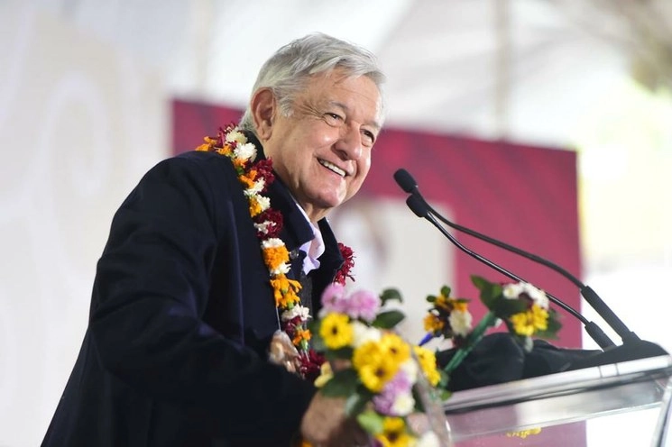 Diálogo del presidente Andrés Manuel López Obrador con los pueblos otomí y tepehua, desde Tenango de Doria, Hidalgo. Foto Presidencia